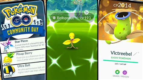 Prep Now! Bellsprout Comm Day: 3x Stardust & Victreebel’s .